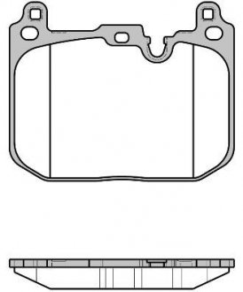 Купити ГАЛЬМІВНІ КОЛОДКИ ДИСКОВІ Mini Cooper, Clubman, Countryman ROADHOUSE 21680.00 (фото1) підбір по VIN коду, ціна 846 грн.