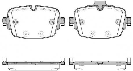 Тормозные колодки дисковые Audi Q7 ROADHOUSE 21739.00