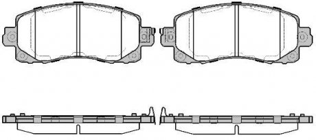 Тормозные колодки дисковые Subaru XV ROADHOUSE 21741.04