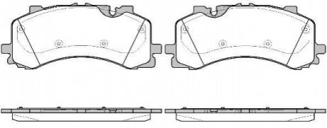 Гальмівні колодки дискові Audi Q7 ROADHOUSE 21744.00