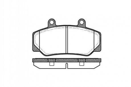 Тормозные колодки дисковые Volvo 740, 760, 940, 960 ROADHOUSE 2176.20