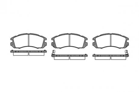 Тормозные колодки дисковые Subaru Legacy, Impreza, Nissan Pathfinder ROADHOUSE 2191.12