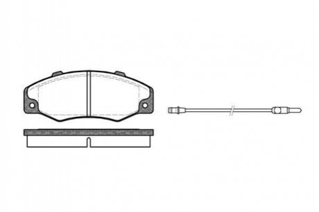 Тормозные колодки дисковые Renault 21 ROADHOUSE 2220.02