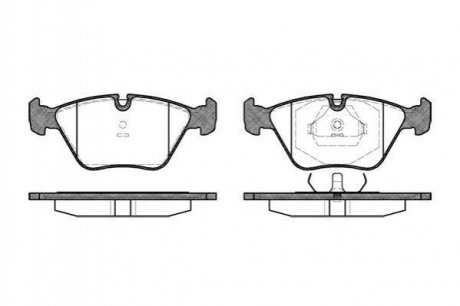 Купить Тормозные колодки дисковые BMW E12, E28, E34, E23, E32, E36, E46 ROADHOUSE 2270.00 (фото1) подбор по VIN коду, цена 1194 грн.