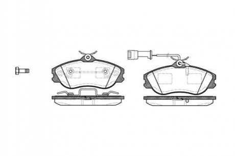 Тормозные колодки дисковые Porsche 911 ROADHOUSE 2276.22