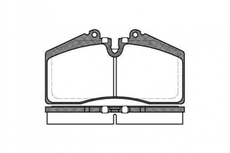 Купить Тормозные колодки дисковые Porsche 911, Audi 80 ROADHOUSE 2288.00 (фото1) подбор по VIN коду, цена 1216 грн.