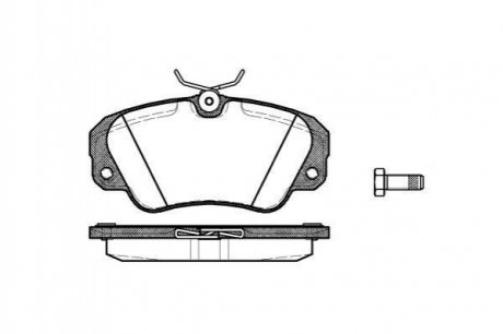 Купить Тормозные колодки дисковые Opel Omega ROADHOUSE 2382.00 (фото1) подбор по VIN коду, цена 1259 грн.