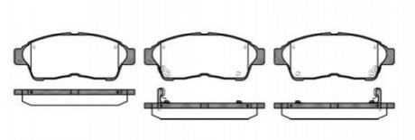 Гальмівні колодки дискові Toyota Camry, Carina, Corolla, Celica, Rav-4, Avensis ROADHOUSE 2402.02