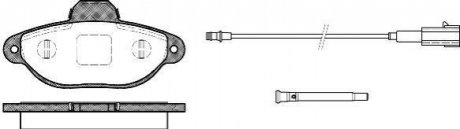 Купити Гальмівні колодки дискові Fiat Panda, 500, Ford KA ROADHOUSE 2414.21 (фото1) підбір по VIN коду, ціна 807 грн.