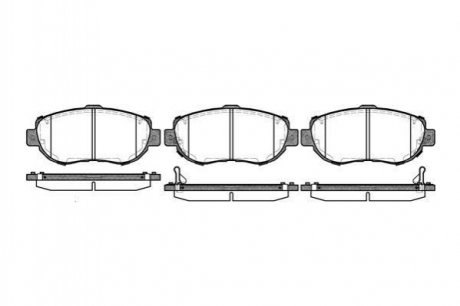 Тормозные колодки дисковые Lexus GS, IS ROADHOUSE 2456.02