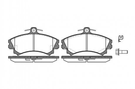 Купити Гальмівні колодки дискові Toyota Camry, Celica, Mitsubishi Carisma, Volvo S40, V40, Mitsubishi Space Star, Colt ROADHOUSE 2590.02 (фото1) підбір по VIN коду, ціна 1169 грн.