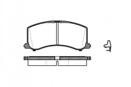 Гальмівні колодки дискові Suzuki Swift, Jimny ROADHOUSE 2595.02