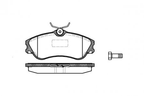 Купить Тормозные колодки дисковые Citroen Berlingo, Peugeot Partner, Citroen Xsara, Peugeot 206 ROADHOUSE 2634.00 (фото1) подбор по VIN коду, цена 1426 грн.