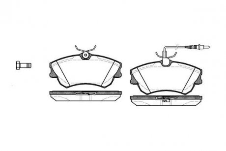 Тормозные колодки дисковые Renault Espace ROADHOUSE 2638.02