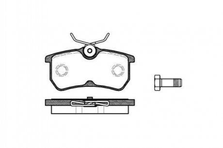 Тормозные колодки дисковые Ford Focus ROADHOUSE 2693.00