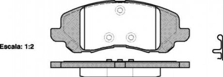 Купити Гальмівні колодки дискові Mitsubishi ASX, Dodge Avenger, Jeep Compass, Patriot, Dodge Caliber, Mitsubishi Outlander ROADHOUSE 2804.20 (фото1) підбір по VIN коду, ціна 1447 грн.