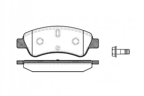 Купить Тормозные колодки дисковые Citroen Berlingo, C3, Peugeot Partner, 208, Citroen Xsara, Peugeot 207, Citroen DS3, Peugeot 307, 206, Citroen C2, C4 ROADHOUSE 2840.10 (фото1) подбор по VIN коду, цена 1108 грн.