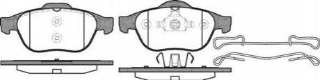 Купить Тормозные колодки дисковые Renault Scenic, Laguna, Espace ROADHOUSE 2843.10 (фото1) подбор по VIN коду, цена 1232 грн.