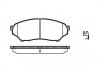Купити Гальмівні колодки дискові Mitsubishi Pajero ROADHOUSE 2845.01 (фото1) підбір по VIN коду, ціна 1116 грн.