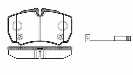 Купити Гальмівні колодки дискові Ford Transit ROADHOUSE 2849.10 (фото1) підбір по VIN коду, ціна 967 грн.