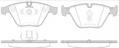 Купить Тормозные колодки дисковые BMW F10, E82, E65, E66, F11, E60, E61, E63, E64, E90, E91, E92 ROADHOUSE 2857.50 (фото1) подбор по VIN коду, цена 1273 грн.