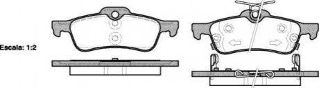 Гальмівні колодки дискові Toyota Yaris ROADHOUSE 2862.02