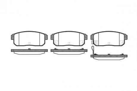 Тормозные колодки дисковые Nissan Primera, Maxima ROADHOUSE 2883.11