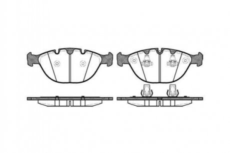 Тормозные колодки дисковые BMW X5 ROADHOUSE 2958.00 (фото1)