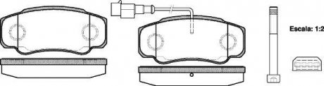 Тормозные колодки дисковые Volkswagen Sharan ROADHOUSE 2961.02