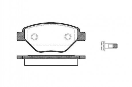 Тормозные колодки дисковые Renault Megane ROADHOUSE 2977.00