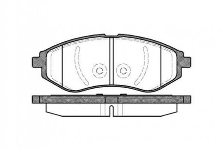 Купить Тормозные колодки дисковые Chevrolet Aveo ROADHOUSE 2986.00 (фото1) подбор по VIN коду, цена 857 грн.