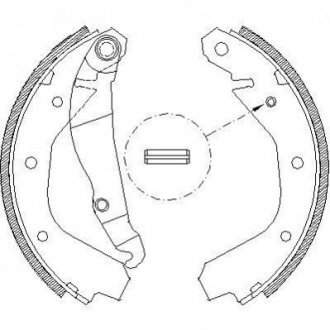 Купить Тормозные колодки барабанные Opel Corsa, Kadett ROADHOUSE 4091.00 (фото1) подбор по VIN коду, цена 566 грн.