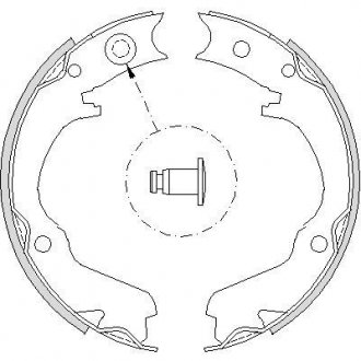 Гальмівні колодки барабанні Subaru Legacy, Impreza, Forester, Outback ROADHOUSE 4734.00