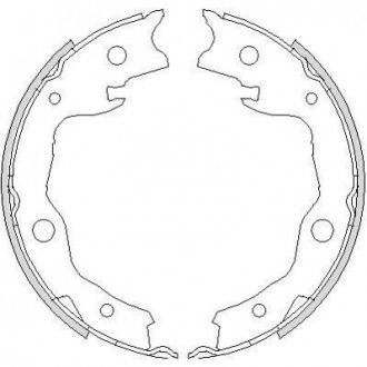 Гальмівні колодки барабанні ROADHOUSE 4752.00