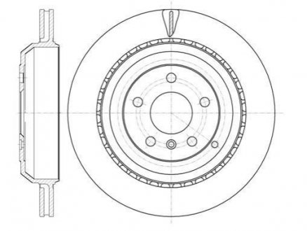 Купить Тормозной диск Mercedes W251, GL-Class, M-Class ROADHOUSE 61031.10 (фото1) подбор по VIN коду, цена 2029 грн.