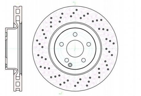 Гальмівний диск Mercedes W221, C216 ROADHOUSE 61032.10