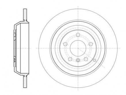 Тормозной диск Mercedes W251, M-Class ROADHOUSE 61166.00