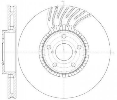 Тормозной диск Lexus GS ROADHOUSE 61179.11