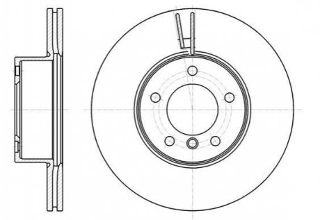 Гальмівний диск BMW E91, X1, E90, E92, E93, F32, F33, F34, F31, F23, F30 ROADHOUSE 61194.10