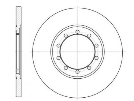 Тормозной диск Ford Transit ROADHOUSE 61201.00