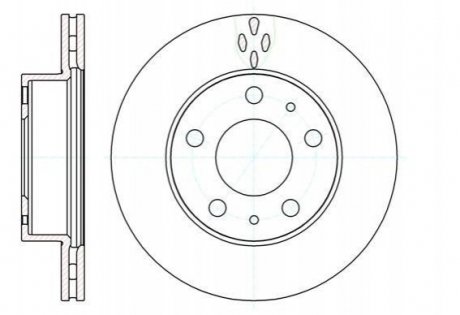 Купити Гальмівний диск Fiat Ducato, Peugeot Boxer, Citroen Jumper, Toyota Auris ROADHOUSE 61204.10 (фото1) підбір по VIN коду, ціна 2158 грн.