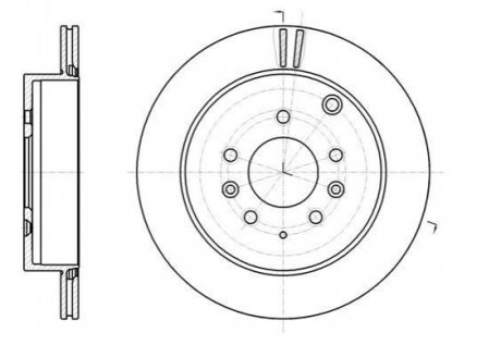 Тормозной диск Mazda CX-7 ROADHOUSE 61237.10