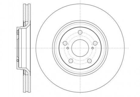 Тормозной диск Toyota Avensis, Verso ROADHOUSE 61329.10