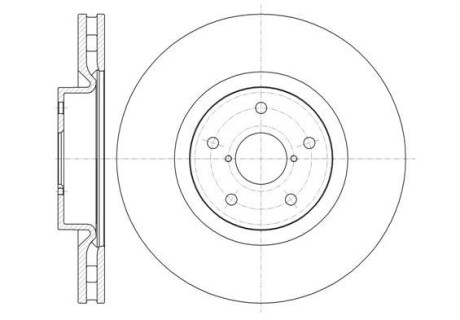 Тормозной диск Subaru Impreza ROADHOUSE 61342.10