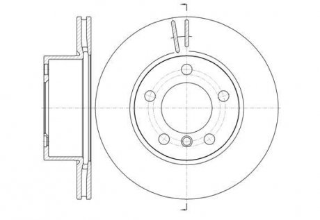 Купити Гальмівний диск BMW F20, F21, F22, F23 ROADHOUSE 61448.10 (фото1) підбір по VIN коду, ціна 2209 грн.