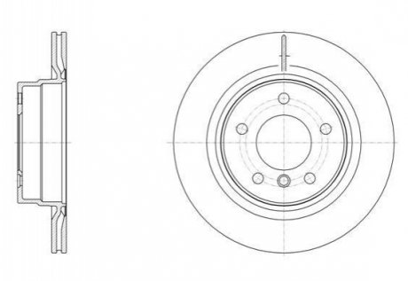 Купити Гальмівний диск BMW F20, F30, E81, E90, E91, E92, E82, E88, F32, F34, F31 ROADHOUSE 61495.10 (фото1) підбір по VIN коду, ціна 1757 грн.