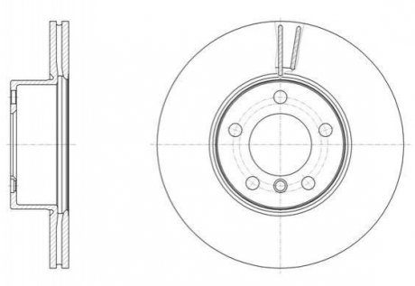 Купить Тормозной диск BMW F20, X1, F30, E91, E90, E92, E93, F34, F32, F31, F22 ROADHOUSE 61496.10 (фото1) подбор по VIN коду, цена 2662 грн.