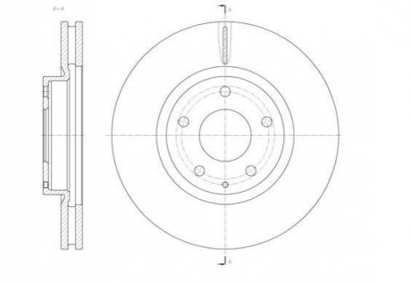 Купить Тормозной диск Mazda CX-5, 6 ROADHOUSE 61520.10 (фото1) подбор по VIN коду, цена 2137 грн.