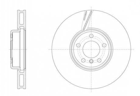 Тормозной диск BMW F13, F10, F01, F04, F12, F07, F11, F06 ROADHOUSE 61552.10