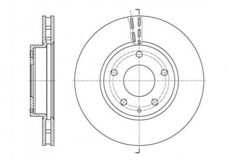 Тормозной диск Mazda 3, CX-3 ROADHOUSE 61573.10